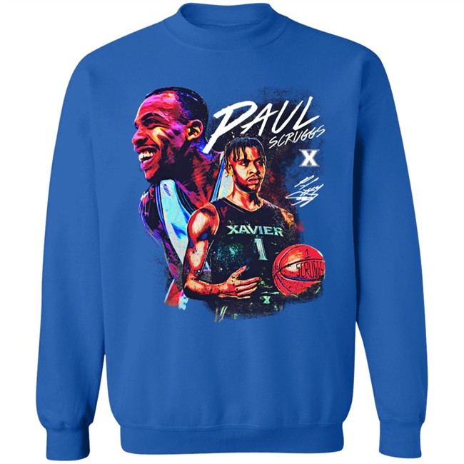 Paul Scruggs Player Tee Shirt Cincy Shirts Merch Xavier Basketball Paul Scruggs Player Tee Shirt Cincy Shirts Merch Xavier Basketball