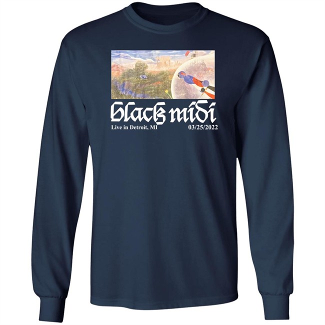Black Midi Live In Detroit Mi 03 25 2022 Shirt Black Midi Live In Detroit Mi 03 25 2022 Shirt