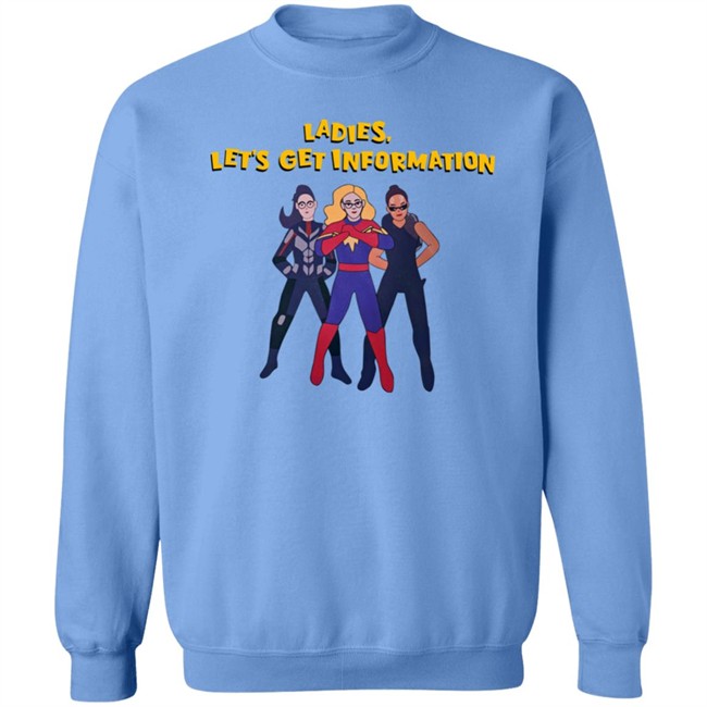 Kamala Khan Iman Vellani Ladies Let's Get Information Carol Danvers Shirt Ms Marvel Kamala Khan Iman Vellani Ladies Let's Get Information Carol Danvers Shirt Ms Marvel