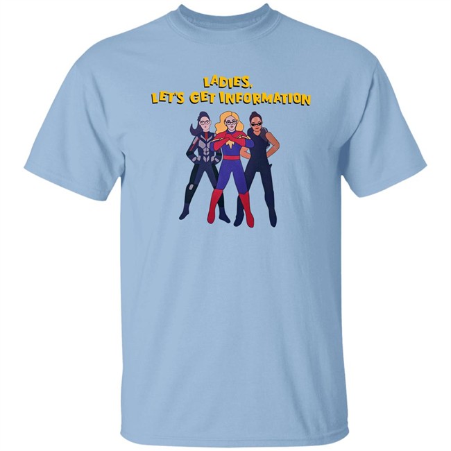 Kamala Khan Iman Vellani Ladies Let's Get Information Carol Danvers Shirt Ms Marvel Kamala Khan Iman Vellani Ladies Let's Get Information Carol Danvers Shirt Ms Marvel