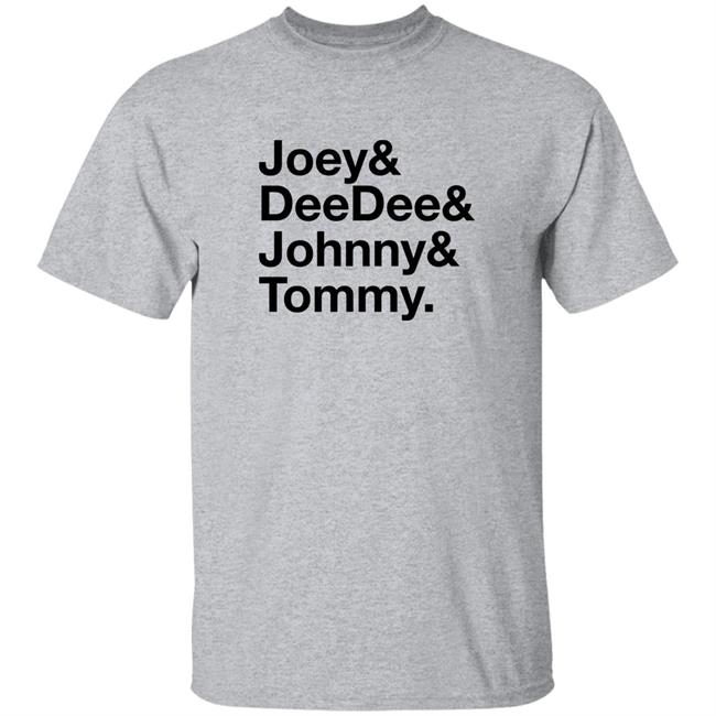 Joey& DeeDee& Johnny& Tommy Shirt Experimental Jetset Joey& DeeDee& Johnny& Tommy Shirt Experimental Jetset