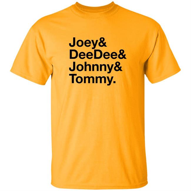 Joey& DeeDee& Johnny& Tommy Shirt Experimental Jetset Joey& DeeDee& Johnny& Tommy Shirt Experimental Jetset