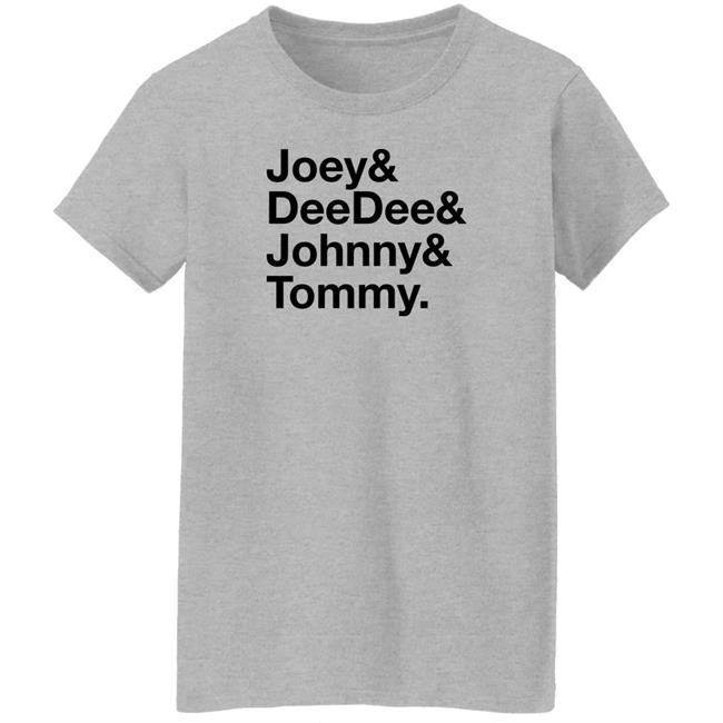 Joey& DeeDee& Johnny& Tommy Shirt Experimental Jetset Joey& DeeDee& Johnny& Tommy Shirt Experimental Jetset