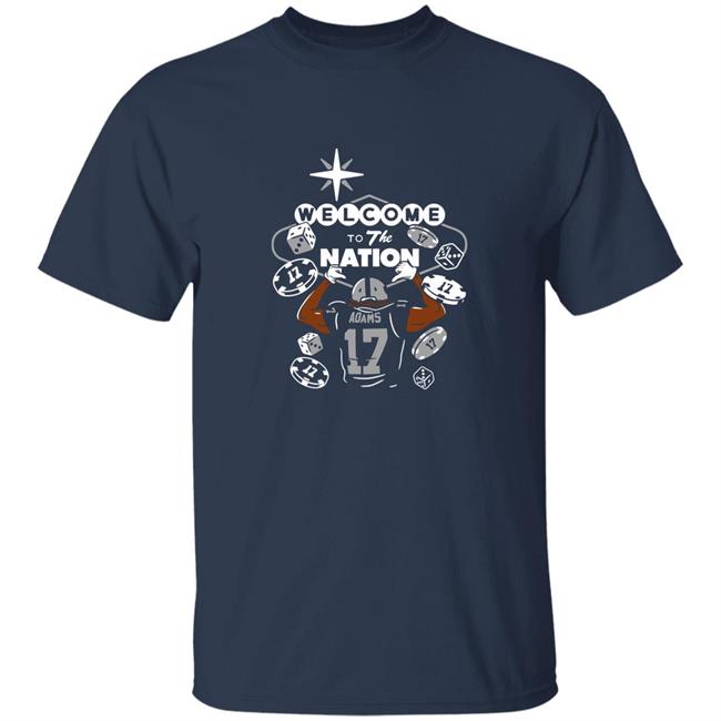 Warriors World Shop Welcome To Raider Nation Adams 17 Shirt Raider Cody Davante Adams Warriors World Shop Welcome To Raider Nation Adams 17 Shirt Raider Cody Davante Adams