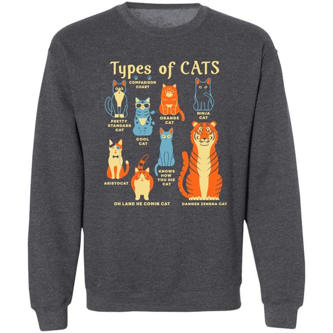 Snorg Tees Shop Types Of Cats Shirt Snorg Tees Shop Types Of Cats Shirt