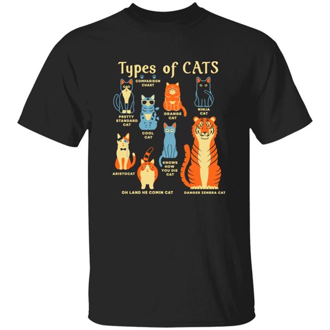 Snorg Tees Shop Types Of Cats Shirt Snorg Tees Shop Types Of Cats Shirt