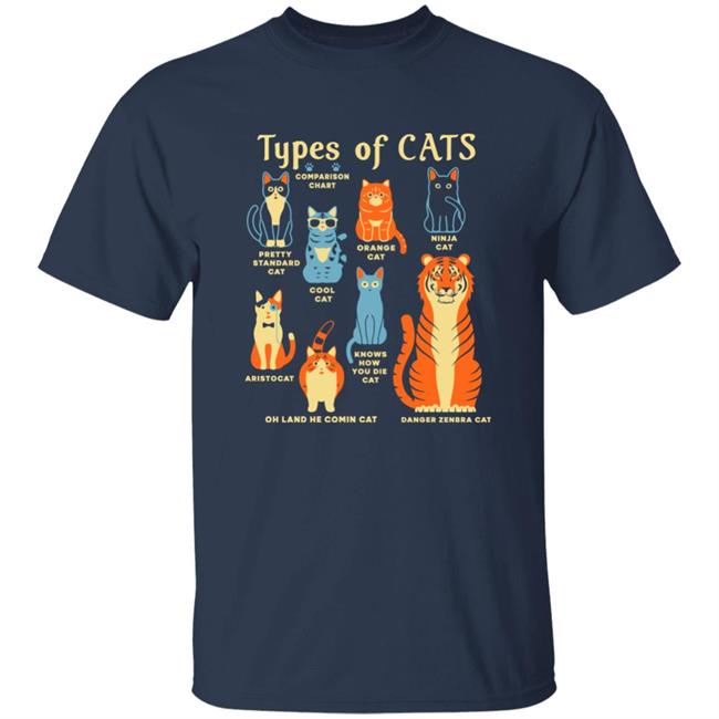 Snorg Tees Shop Types Of Cats Shirt Snorg Tees Shop Types Of Cats Shirt
