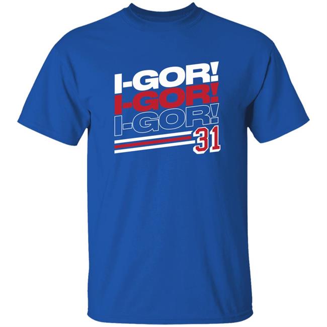 We Bleed Blue NYC Merch Store I Gor I Gor I Gor 31 Shirt