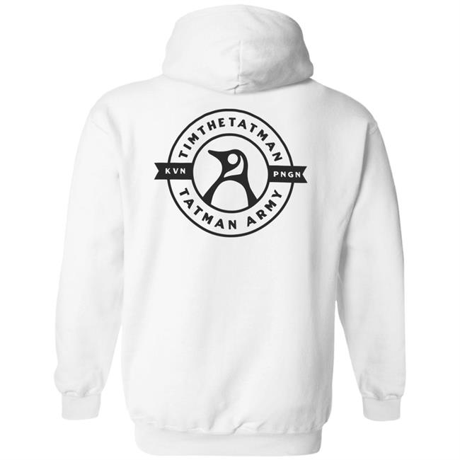 Tim The Tatman Merch Tatman Army Kevin Long Sleeved Tee Tim The Tatman Merch Tatman Army Kevin Long Sleeved Tee