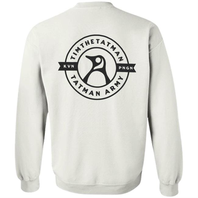 Tim The Tatman Merch Tatman Army Kevin Long Sleeved Tee Tim The Tatman Merch Tatman Army Kevin Long Sleeved Tee