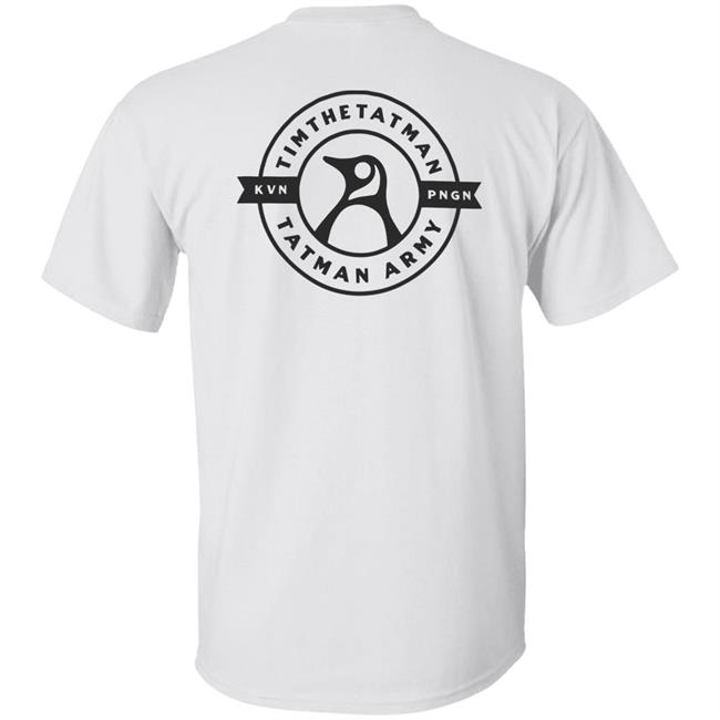 Tim The Tatman Merch Tatman Army Kevin Long Sleeved Tee Tim The Tatman Merch Tatman Army Kevin Long Sleeved Tee