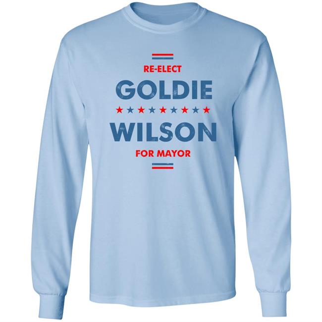 M00nshot Store Merch Re-Elect Goldie Wilson For Mayor Shirt Lamar Giles M00nshot Store Merch Re-Elect Goldie Wilson For Mayor Shirt Lamar Giles