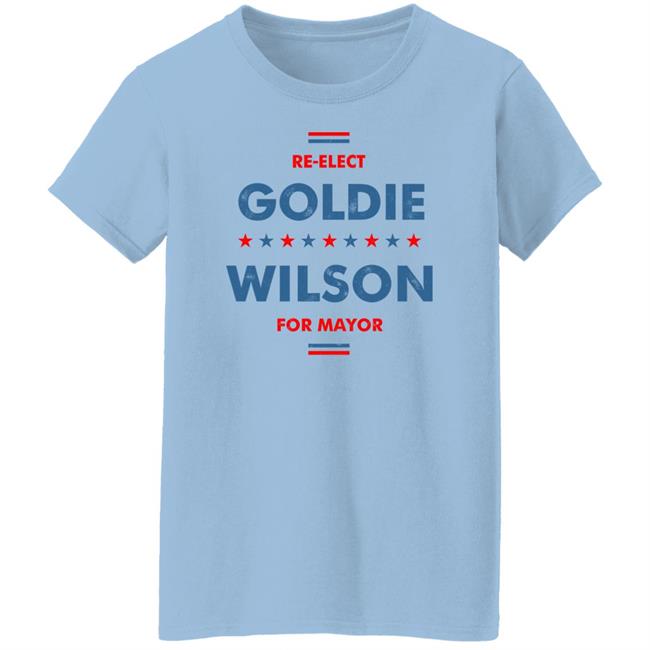 M00nshot Store Merch Re-Elect Goldie Wilson For Mayor Shirt Lamar Giles M00nshot Store Merch Re-Elect Goldie Wilson For Mayor Shirt Lamar Giles