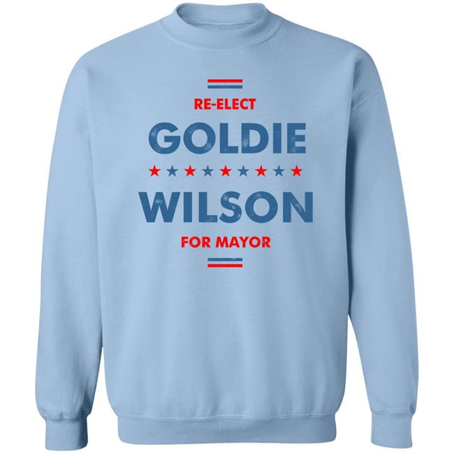 M00nshot Store Merch Re-Elect Goldie Wilson For Mayor Shirt Lamar Giles M00nshot Store Merch Re-Elect Goldie Wilson For Mayor Shirt Lamar Giles
