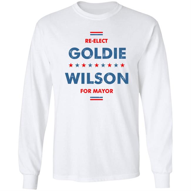M00nshot Store Merch Re-Elect Goldie Wilson For Mayor Shirt Lamar Giles M00nshot Store Merch Re-Elect Goldie Wilson For Mayor Shirt Lamar Giles