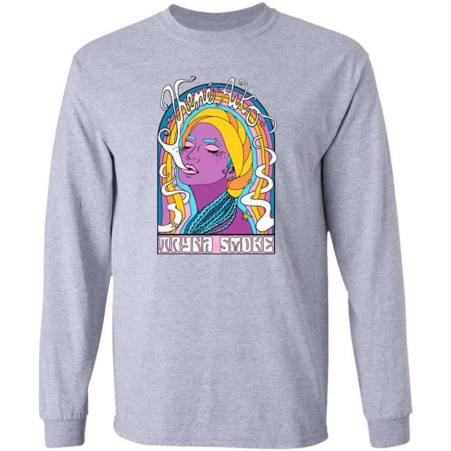 Jhene Aiko Merch Tryna Smoke Shirt Jhené Aiko Official Store Jhene Aiko Merch Tryna Smoke Shirt Jhené Aiko Official Store