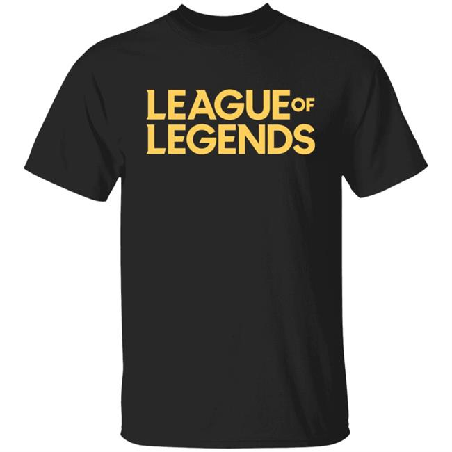 League Of Legends T Shirt Black SNG RaulZito