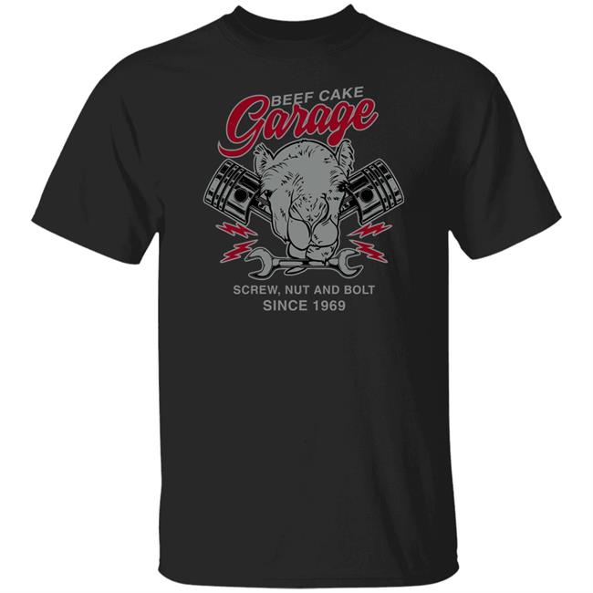 Andrew Flair Merch Beefcake Garage T Shirt Screw Nut And Bolt Since 1969
