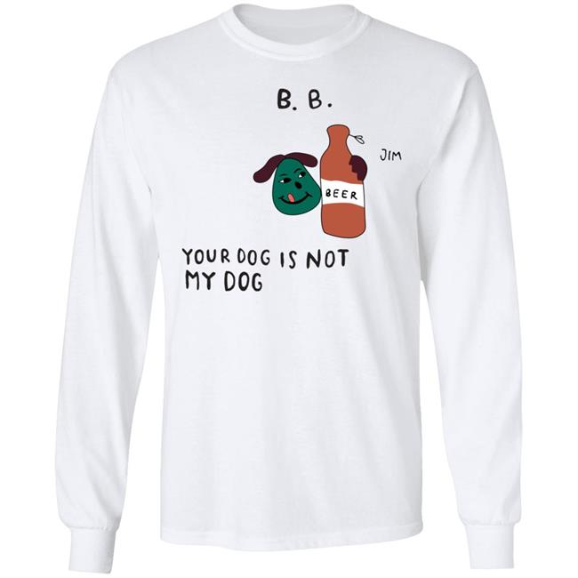 Bode New York Merch Your Dog Is Not My Dog Crewneck Sweatshirt