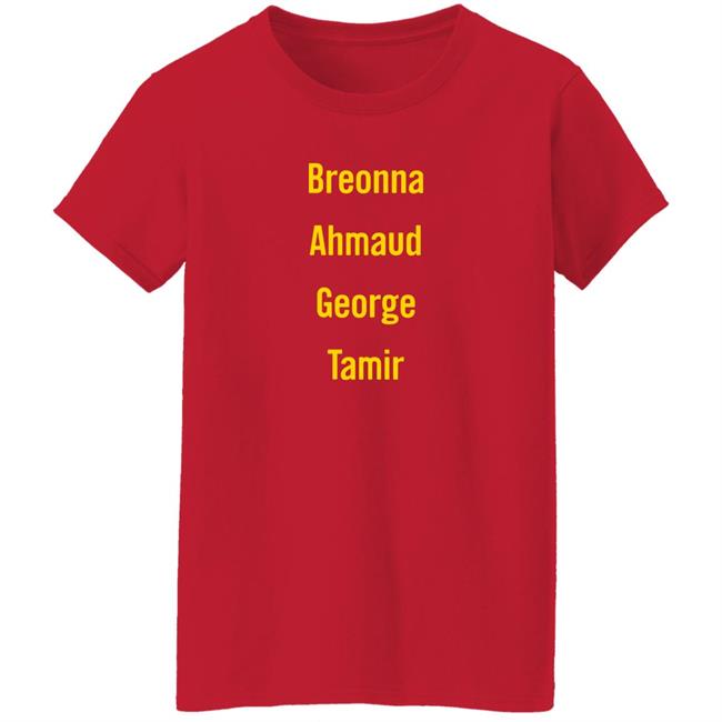 Stevie Joe Payne Black Lives Matter Honors 4 Lives Breonna Ahmaud George Tamir Shirt