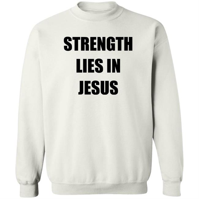David Alaba Strength Lies In Jesus Shirt Los Blancos Live