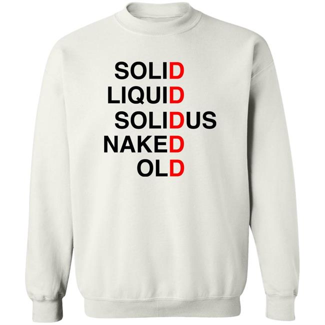 Solid Liquid Solidus Naked Old Shirt Pomu Rainpuff