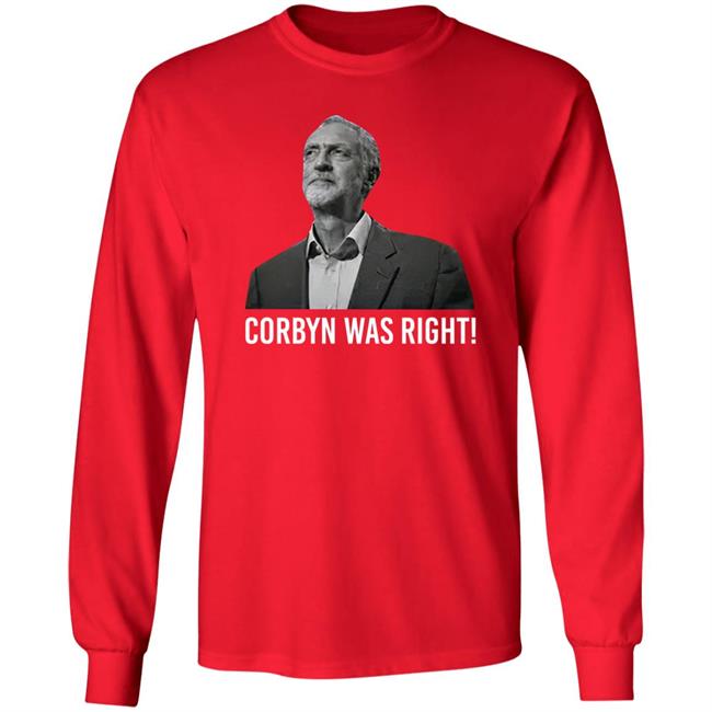 Scouse Threads Teemill Store Merch Scouse Socialista Corbyn Was Right Shirt