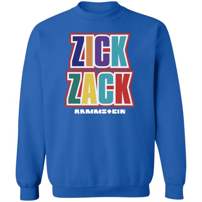 Shop Rammstein Merch Store Zick Zack Shirt