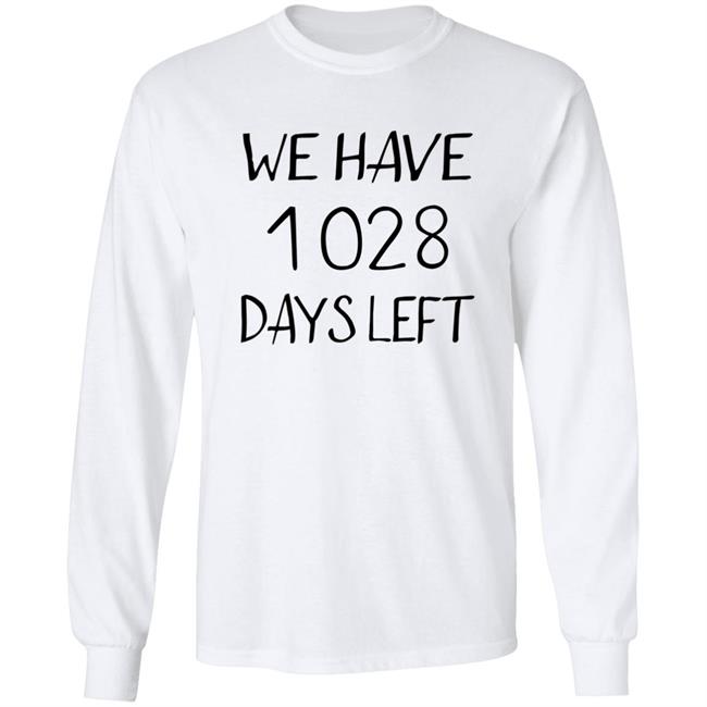 Barstool Sports Roland Garros Barstool Sports We Have 1028 Days Left Shirt