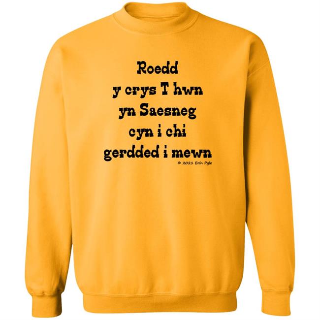 Craig Allman Roedd Y Crys T Hwn Yn Saesneg Cyn I Ti Gerdded I Mewn Erin Pyle Shirt