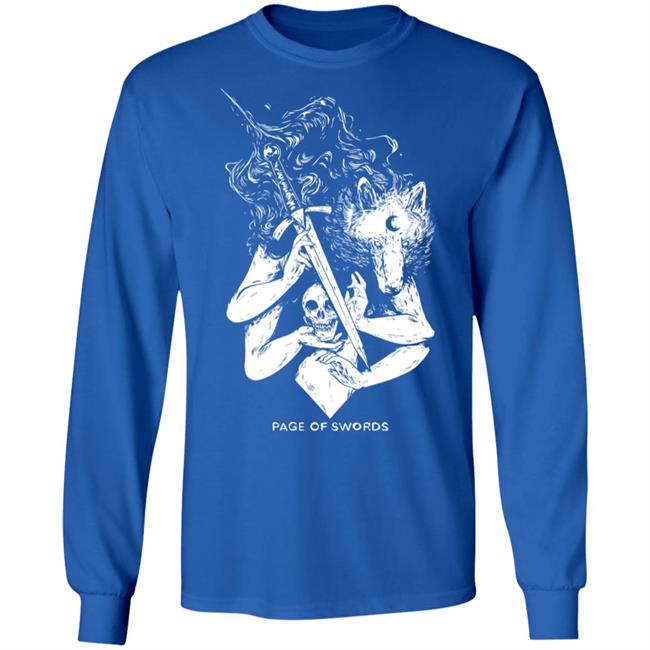 Page Of Swords Shirt Fenrir Furry Wolf Skull Jack Store