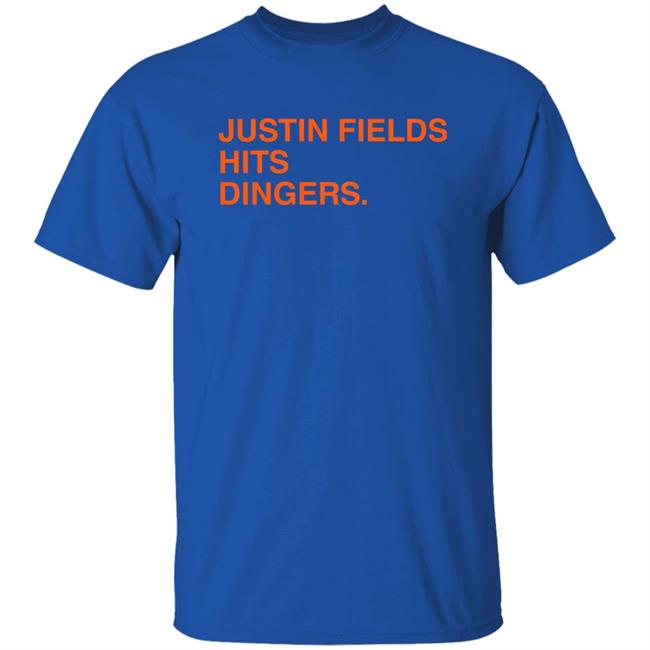 Obvious Shirts Merch Justin Fields Hits Dingers Shirt
