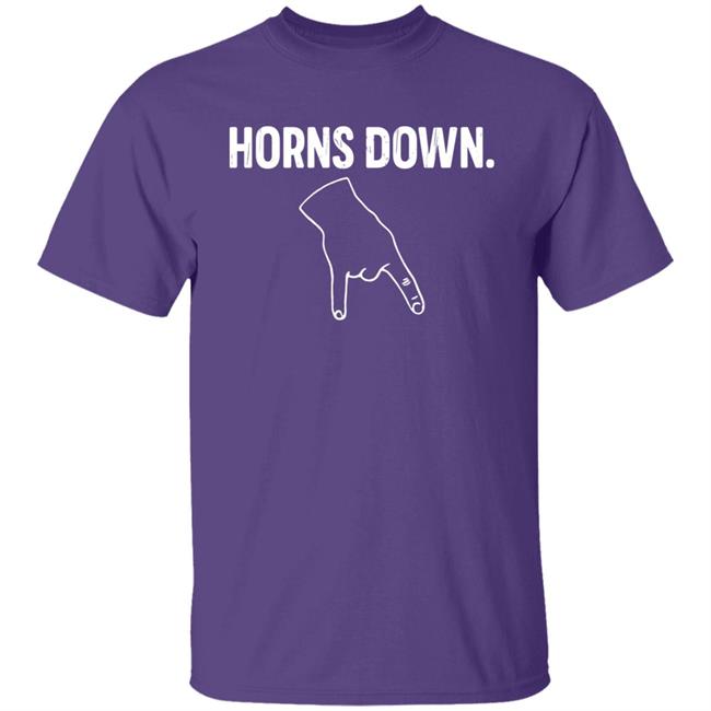 Oklahoma OU Horns Down Shirt