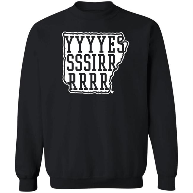 Hit That Line AR Coach Sam Pittman Yessir Ark Shirt Breakingt Merch
