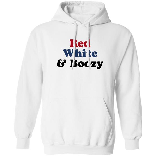 Red White Boozy Shirt Gisele Barreto Fetterman