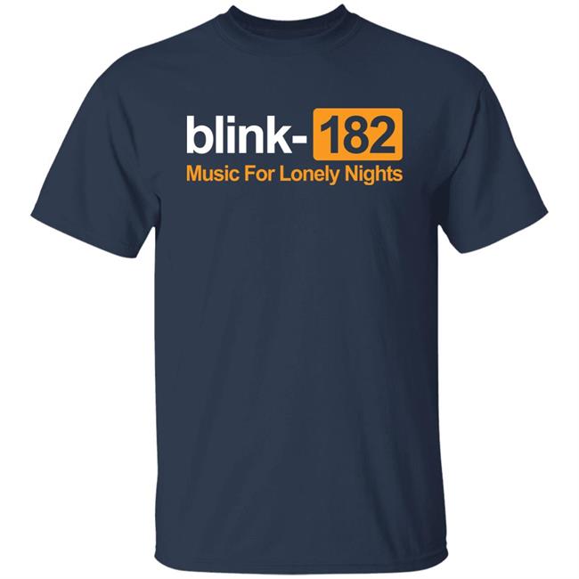 Blink 182 Music For Lonely Nights Shirt Sam 41 Shyghosttt Blink182 Merch