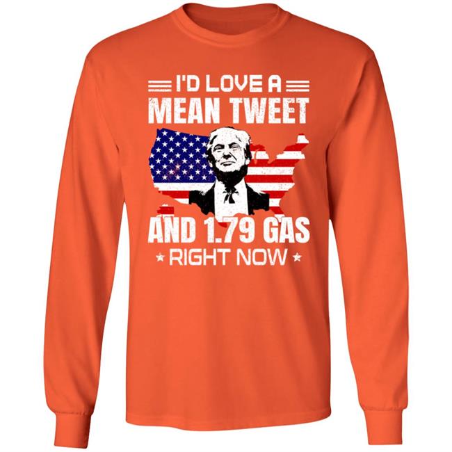 Trump Sam Barkdoll I'd Love A Mean Tweet And 1.79 Gas Right Now Shirt I'd Love A Mean Tweet And 1.79 Gas Right Now Shirt Trump Sam Barkdoll