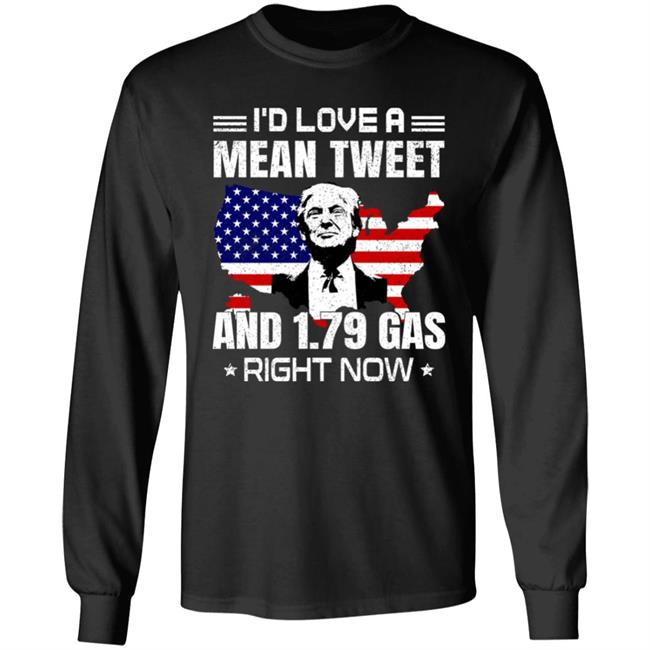 Trump Sam Barkdoll I'd Love A Mean Tweet And 1.79 Gas Right Now Shirt Trump I'd Love A Mean Tweet And 1.79 Gas Right Now Shirt Sam Barkdoll
