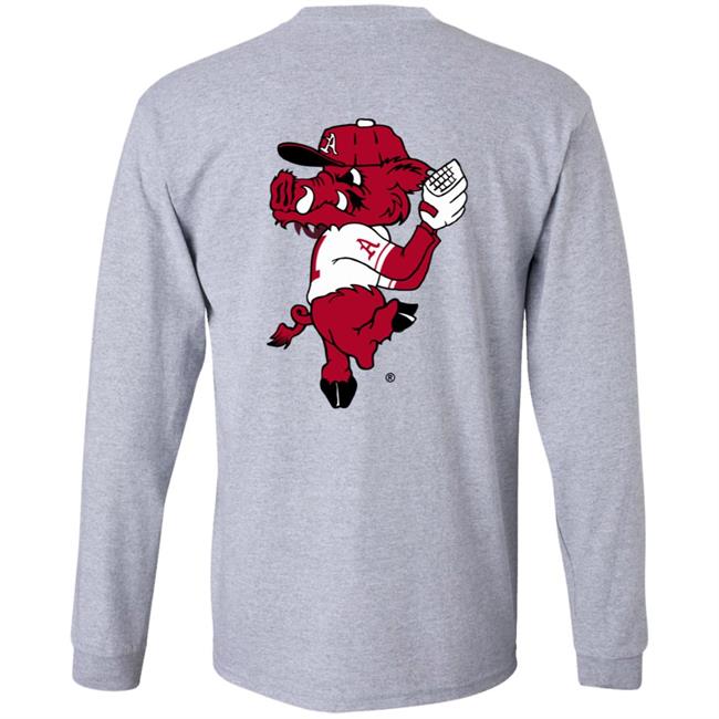 Arkansas Razorbacks Store Pitching Ribby Comfort Shirt Arkansas Razorbacks Store Pitching Ribby Comfort Shirt