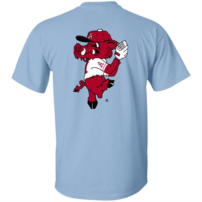 Arkansas Razorbacks Store Pitching Ribby Comfort Shirt Arkansas Razorbacks Store Pitching Ribby Comfort Shirt