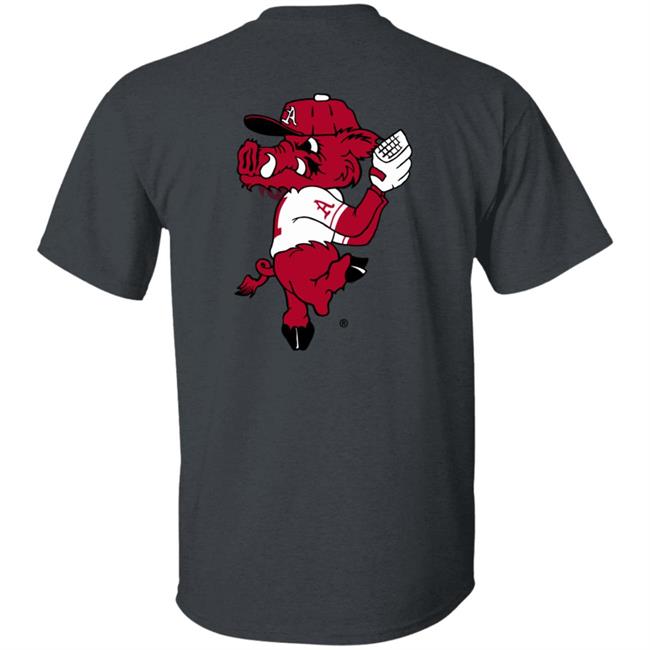 Arkansas Razorbacks Store Pitching Ribby Comfort Shirt Arkansas Razorbacks Store Pitching Ribby Comfort Shirt