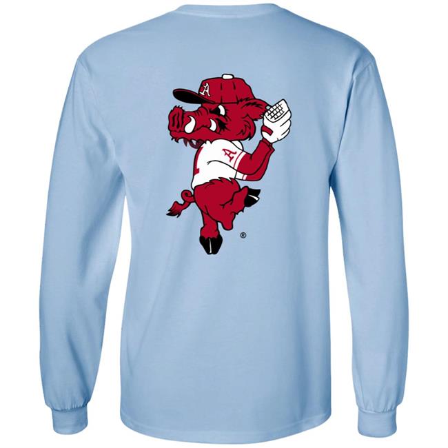 Arkansas Razorbacks Store Pitching Ribby Comfort Shirt Arkansas Razorbacks Store Pitching Ribby Comfort Shirt