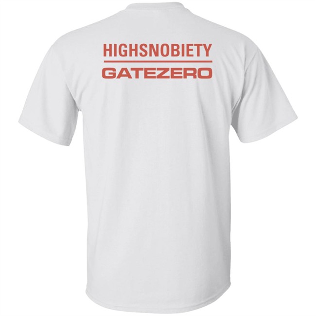 Highsnobiety Shop Highsnobiety Gatezero Logo Shirt White Highsnobiety Shop Highsnobiety Gatezero Logo Shirt White