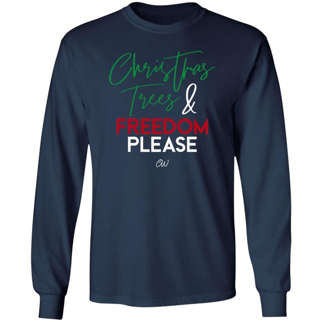 Christian Walker Merch Christmas Trees And Freedom Please T Shirt Christian Walker Merch Christmas Trees And Freedom Please T Shirt