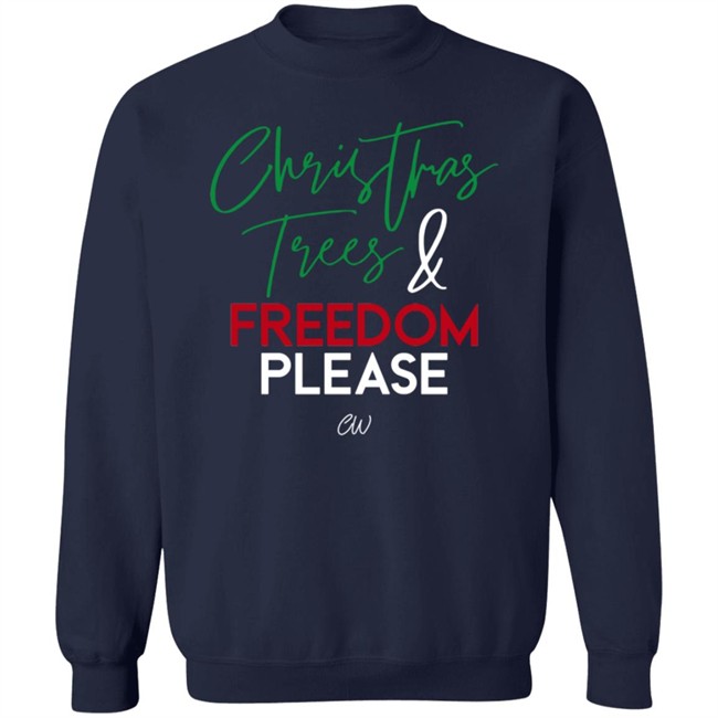 Christian Walker Merch Christmas Trees And Freedom Please T Shirt Christian Walker Merch Christmas Trees And Freedom Please T Shirt