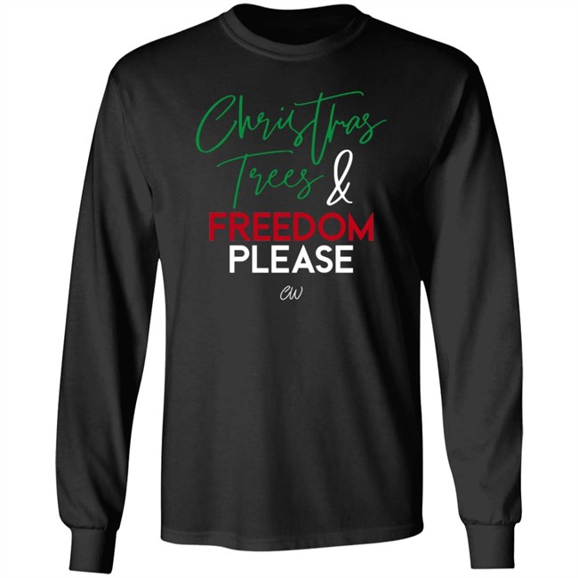 Christian Walker Merch Christmas Trees And Freedom Please T Shirt Christian Walker Merch Christmas Trees And Freedom Please T Shirt