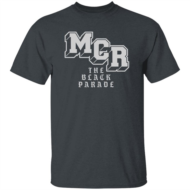 Mcr Merch My Chemical Romance Block Parade Text T Shirt The Black Parade Mcr Merch My Chemical Romance Block Parade Text T Shirt The Black Parade