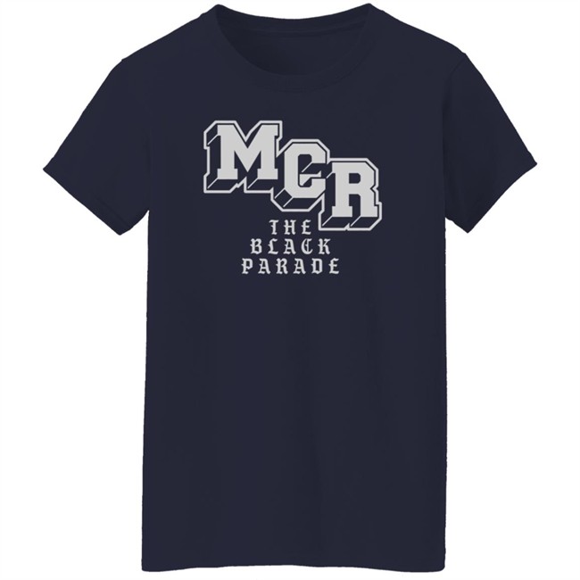 Mcr Merch My Chemical Romance Block Parade Text T Shirt The Black Parade Mcr Merch My Chemical Romance Block Parade Text T Shirt The Black Parade