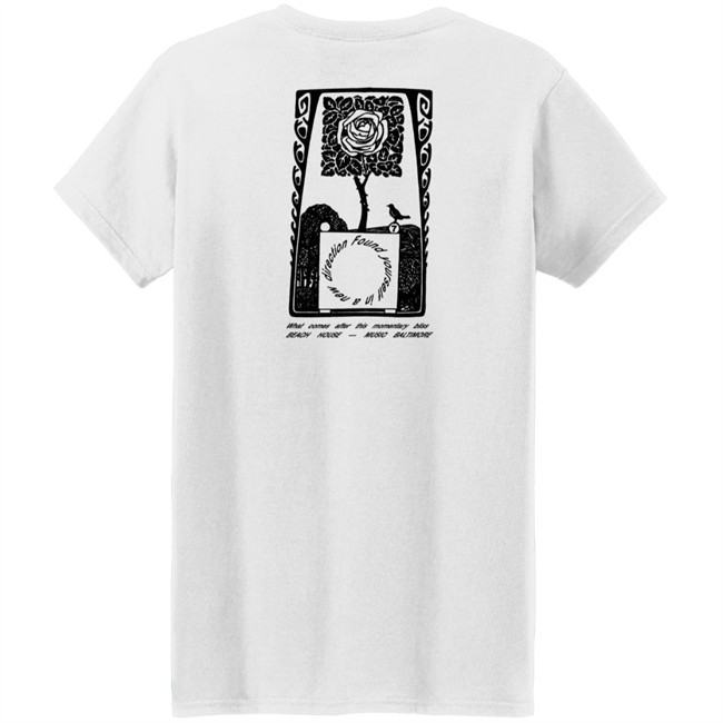 Beach House Baltimore Merch Beach House White Rose Shirt Beach House Baltimore Merch Beach House White Rose Shirt