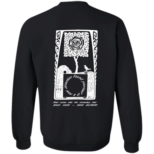 Beach House Baltimore Merch Beach House Black Rose Shirt Beach House Baltimore Merch Beach House Black Rose Shirt